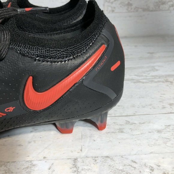 Nike Phantom GT Elite FG Black Red Soccer Cleats CK8439-060 Mens 6.5 Womens 8 main image 6
